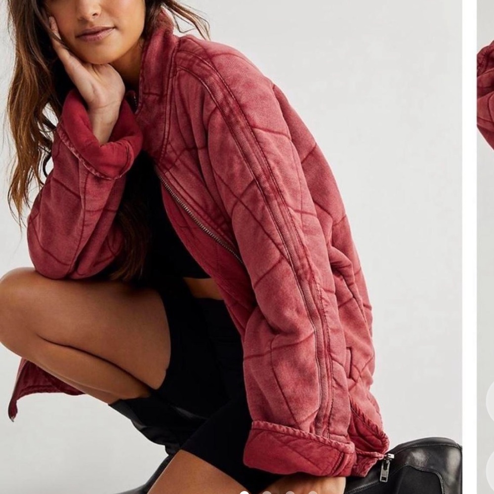 Free people dolman quilted jacket